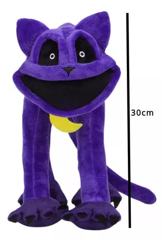 Brinquedo De Pelúcia Smiling Critters De Monstro Gato Roxo