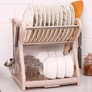 Escorredor De Louça Cozinha Pratos e Talheres Plastico top casa