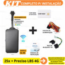 Rastreador Veicular 4g Gps + Chip App  Desliga Por Comando