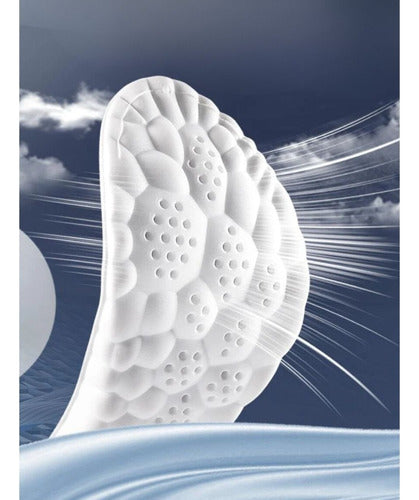 Palmilha De Altissimo Conforto 4d Tênis Sapatos Ortopédica