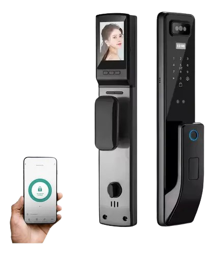 Fechadura Eletrônica Digital Com Biometria Senha Touch True