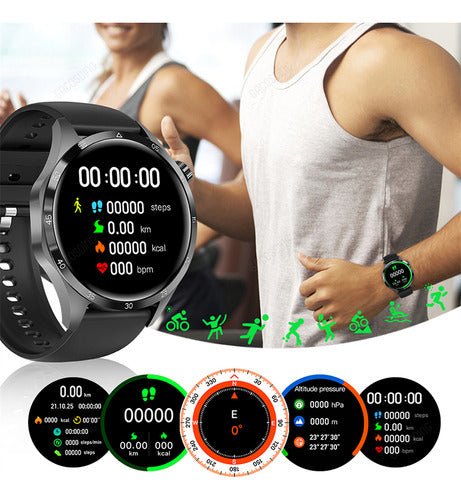 Para Huawei Xiaomi Gt4 Pro Nfc Gps Smartwatch Impermeável