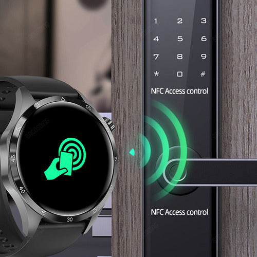 Para Huawei Xiaomi Gt4 Pro Nfc Gps Smartwatch Impermeável