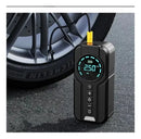 Bomba de Ar Portatil Compressor Inflator Multi-função 4 em 1 PowerBank 8kmah Bateria Calibrador de Carro Auto Pneu
