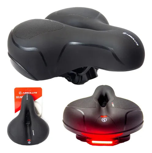 Assento De Bicicleta Banco Selim Super Confortável Selim Largo Bicicleta