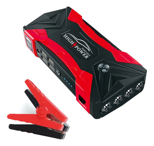 Auxiliar De Partida 12v 21000mah Para Carro E Moto