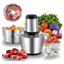 Moedor Carne Elétrico Processador Legumes Triturador Inox Potente