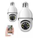 Câmera de Segurança Qkz KZ-818 Lâmpada Ip Wifi com Visão Noturna