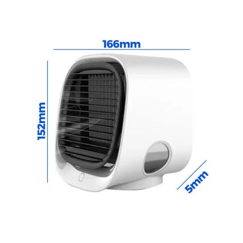 Mini Ar Condicionado Portátil - Leve o Frescor para Onde Estiver
