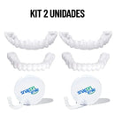 Kit 2 Lente Dental White - Snap On Smile - Sorriso Perfeito com Conforto e Praticidade