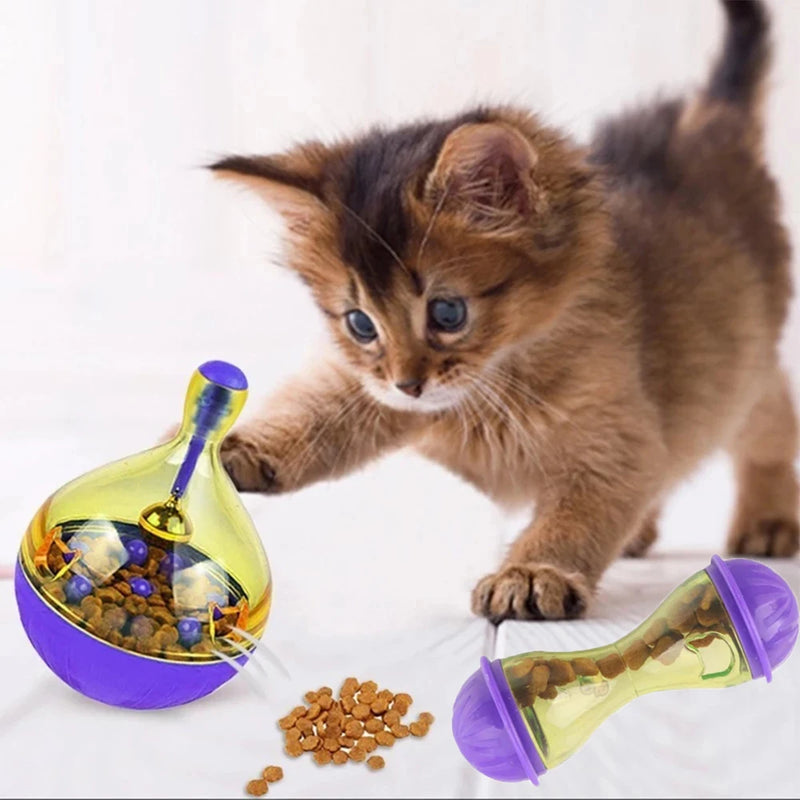 Comedouro Divertido para Gatos - Roxo