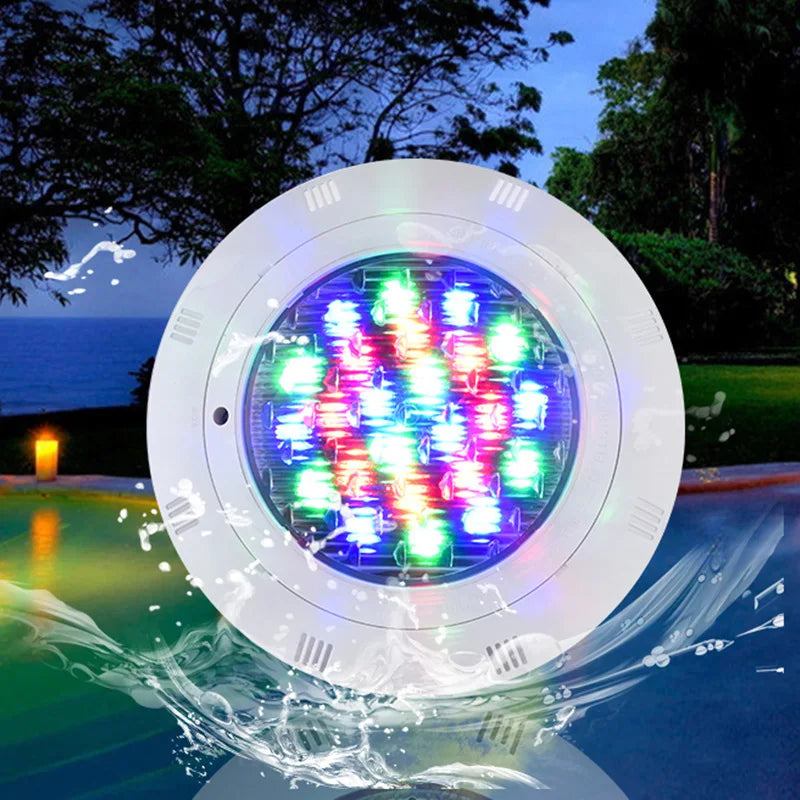 Refletor De Piscina 18w 12v Ip68 Para Piscina Rgb