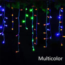 Cascata 400 Leds Branco Frio Fixa 8 Funções