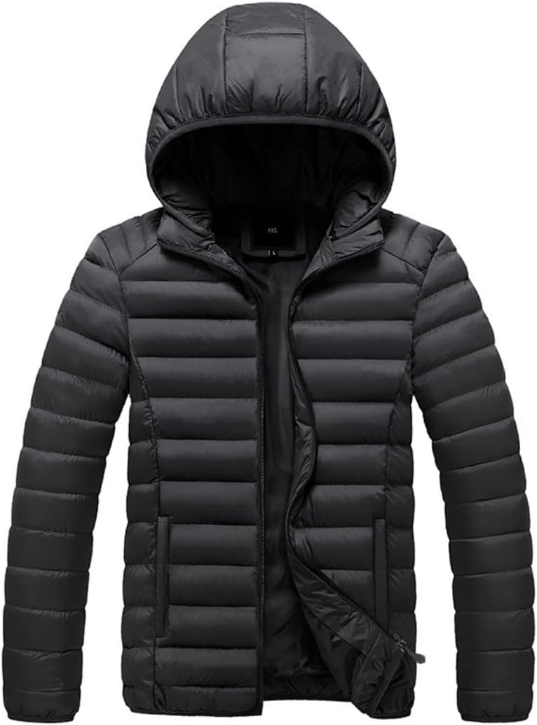 Jaqueta Casaco Puffer Bobojaco Corta Vento Capuz Removível