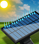 Holofote Solar LED 800W com 3 Cabeças +Brinde