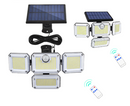 Holofote Solar LED 800W com 3 Cabeças +Brinde