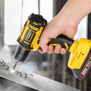 Parafusadeira Elétrica a Bateria + Kit de Acessórios