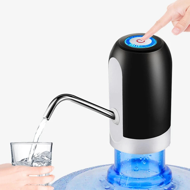 Bomba Elétrica Universal Recarregável Para Galões De Água