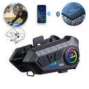 Ipx6 Waterproof Bluetooth Motorcycle Helmet Headphones