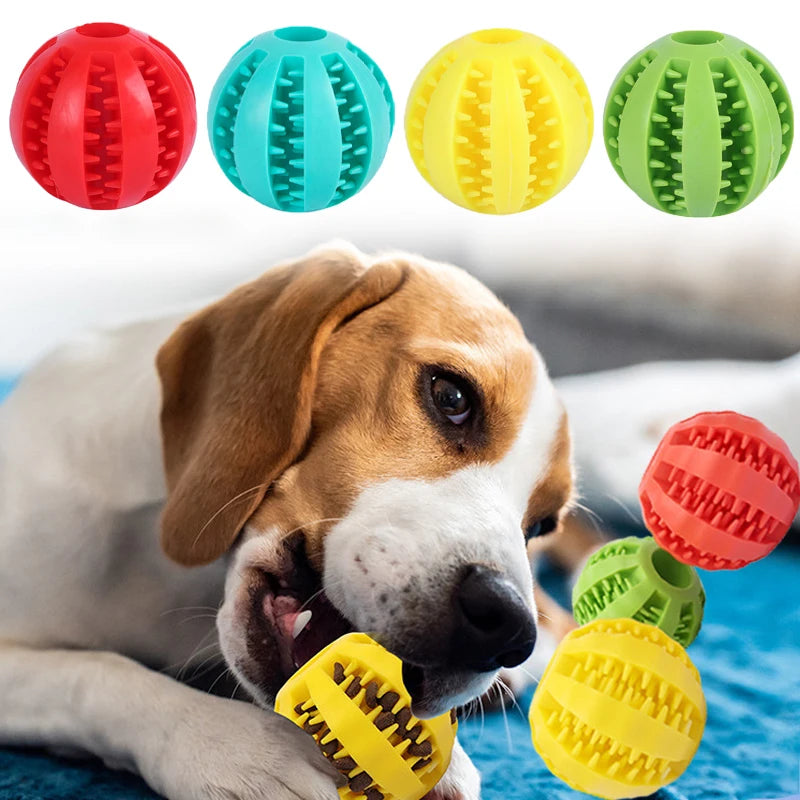 Bola de Borracha Para Mastigação de Pets
