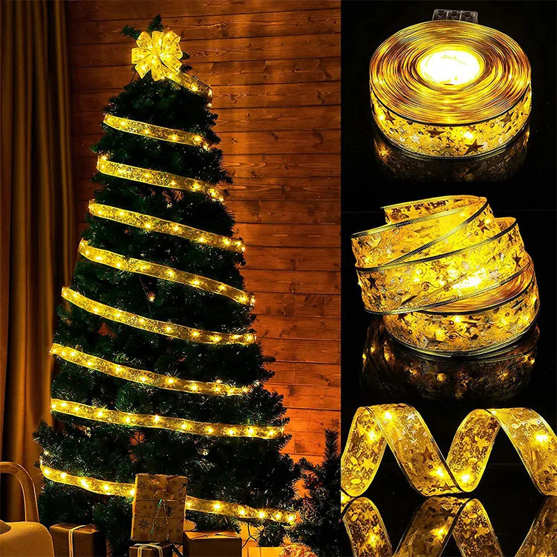 Decoração De Natal Luzes De Fita Led