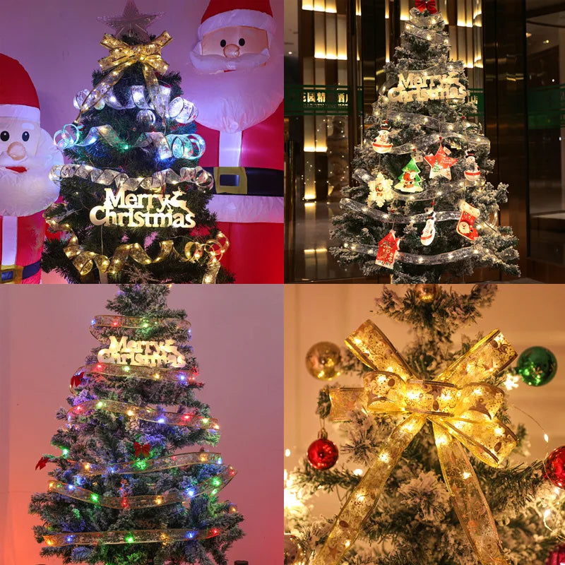 Decoração De Natal Luzes De Fita Led