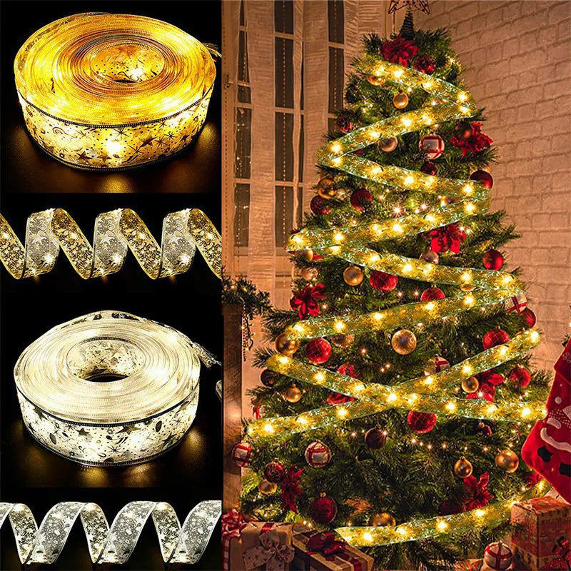 Decoração De Natal Luzes De Fita Led