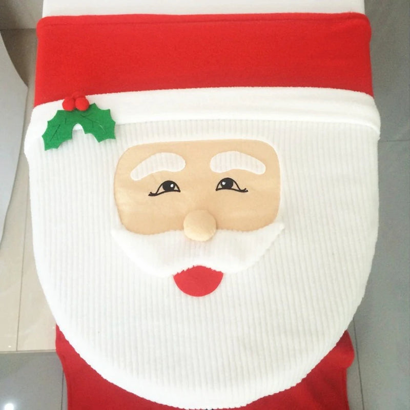 Conjunto Criativo de Natal para Banheiro | Decoração 2025
