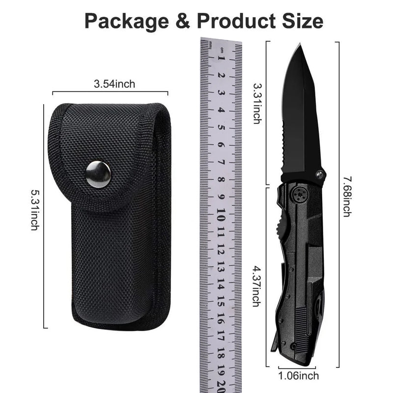Alicate Multitool Daicamping Com Clipe E Jogo De Bits