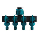 adaptador de mangueira 4 bocas para jardim + BRINDE