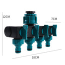 adaptador de mangueira 4 bocas para jardim + BRINDE