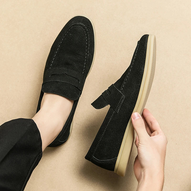 Mocassim Masculino  Atlas - Couro