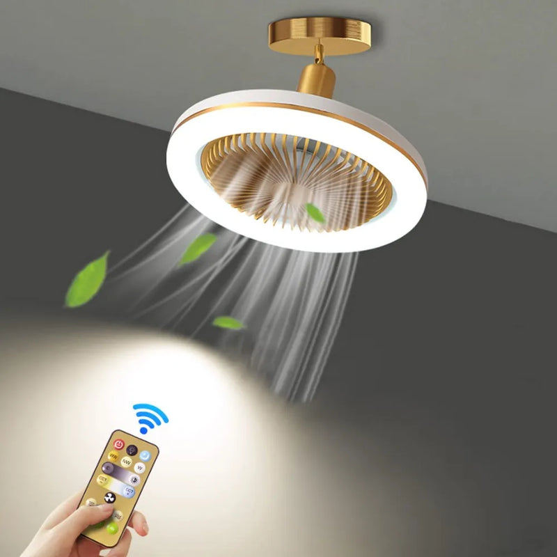 Luminária LED com Ventilador -turbo