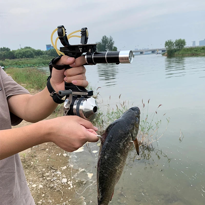Estilingue de Pesca Profissional de Alta Precisão
