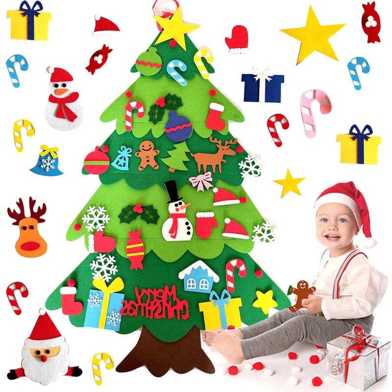 Árvore de Natal de feltro