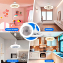 Luminária LED com Ventilador -turbo