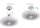 Luminária LED com Ventilador -turbo
