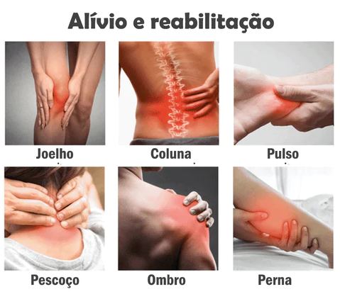Mini Massageador Elétrico Portátil Recarregável&nbsp;