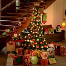 Árvore De Natal 2,10 m Decorada Completa Pinheiro Verde Luxo