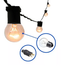 Varal de Luzes Led para Decoração Natal - 15 metros + Lâmpadas