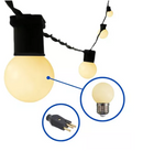 Varal de Luzes Led para Decoração Natal - 15 metros + Lâmpadas