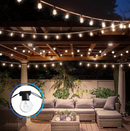 Varal de Luzes Led para Decoração Natal - 15 metros + Lâmpadas