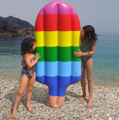 Boia Inflável Picolé Grande Gigante Piscina