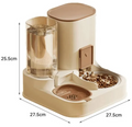 Alimentador Automático Pet Com Dispenser De Água De Grande Capacidade