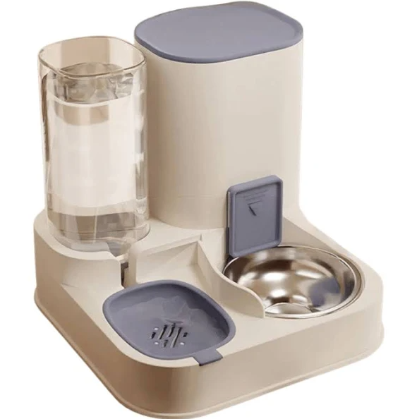 Alimentador Automático Pet Com Dispenser De Água De Grande Capacidade