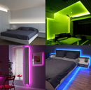 Fita Led 5050 Rgb Colorida 5 Metros Prova Dágua Com Controle