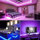 Fita Led 5050 Rgb Colorida 5 Metros Prova Dágua Com Controle