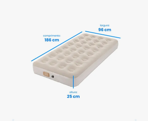 Colchão de Casal Inflável + Bomba de Ar [PROMOÇÃO DISPONÍVEL SÓ HOJE🔥]