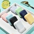 Fone de ouvido bluetooth colorido i12