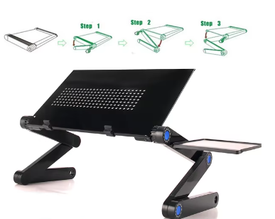Mesa Notebook Multifuncional Articulavel Cama Mouse T8